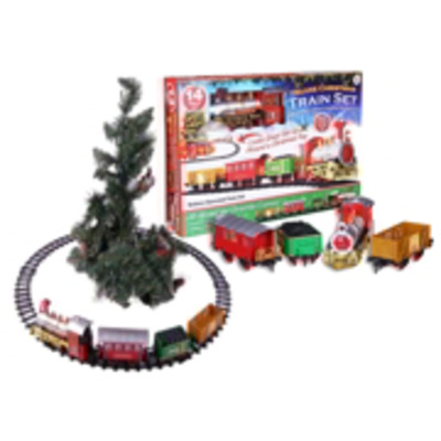 Deluxe Christmas Express Toy Train Set