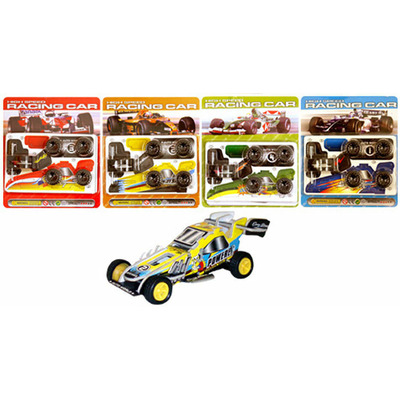 (Pack of 6) Build Your Own Racing Cars Party Bag Toys