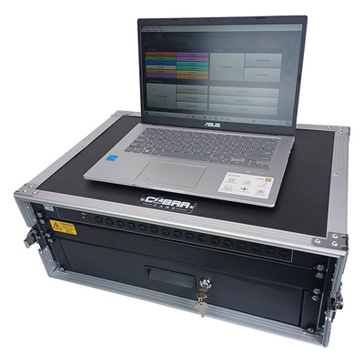Sweetlight Lighting Control Rack and Laptop Flightcase Package