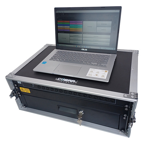 Sweetlight Lighting Control Rack and Laptop Flightcase Package