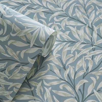 William Morris Willow Boughs Wallpaper Dove Grey W0172/02