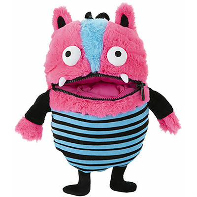 35cm Worry Monster Toy Eats Worries & Bad Dreams - Pink worry monster