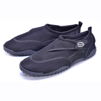 Nalu Child Adult Boys Girls Mens Womens Size Aqua Beach Water Shoes - Black - ADULT SIZE 8 (TY8976)