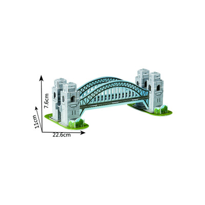 3D Famous Buildings Landmarks Replicas Models Jigsaw Puzzles Sets - Sydney Harbour Bridge