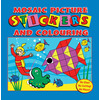 Mosaic Pictures Sticker And Colouring Activity Books - 3105 - Blue