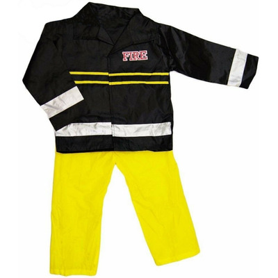 Childrens Role Play Fancy Dress Costumes For Ages 3-7 - Fireman - 3-5 Years