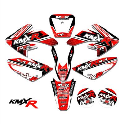 M2R KMX-R Pit Bike Red Sticker Kit