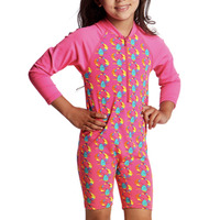 Image of Funky Trunks Swimwear FKS005T Funkita Toddler Girls Go Jump Sun Swimwear Suit FKS005T01197 Cray Cray FKS005T01197 Cray Cray