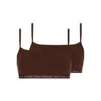 Image of Calvin Klein CK One Cotton 2 Pack Bralettes