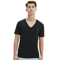 Image of Calvin Klein Mens CK One V Neck T-Shirt 2 Pack