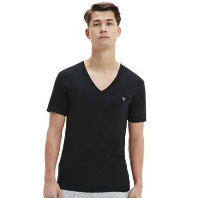 Calvin Klein Mens CK One V Neck T-Shirt 2 Pack