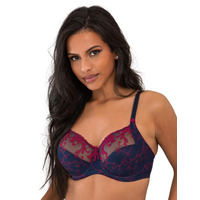 Image of Pour Moi Imogen Rose Embroidered Bra