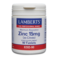 Lamberts Zinc 15mg (as Citrate) - 90's
