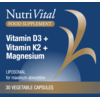 Image of Nutrivital Vitamin D3 + Vitamin K2 + Magnesium 30's