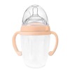 Image of Haakaa Silicone Baby Bottle Peach (Volume Size: 250ml)