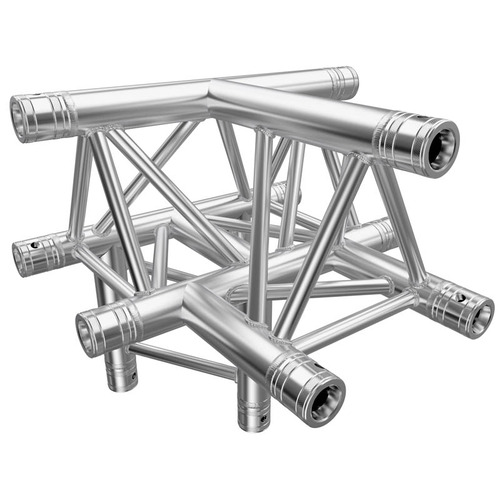 Global Triangle Truss F33 3 Way Apex Up T + 1 Down 50mm