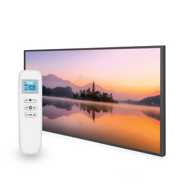 595x995 Dreamy Lake Printed Nexus Wi-Fi Infrared Heating Panel 580W With Built In Thermostat