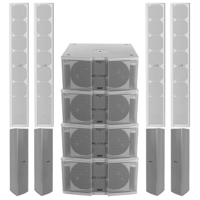 FBT Column Active Line Array System 4400W - White
