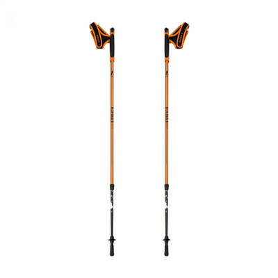Alpinus Kungsleden Nordic Walking Poles - Orange