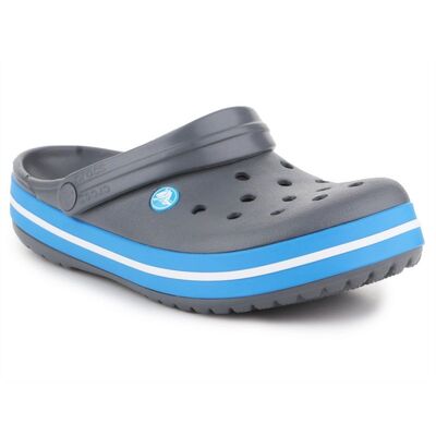 Crocs Womens Crocband Slippers - Gray
