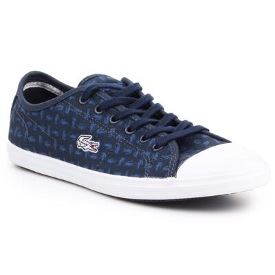 Lacoste Womens Ziane Sneakers Shoes - Navy Blue