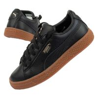 Image of Puma Junior Basket Classic Gum Shoes - Black