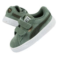 Image of Puma Junior Suede Classics Shoes - Green