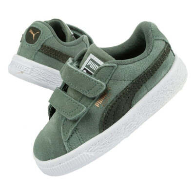 Puma Junior Suede Classics Shoes - Green