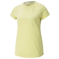 Image of Puma Womens RTG Heather Logo T-Shirt - Yellow