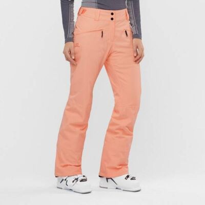 Salomon Edge Snowboard Womens Pants - Orange