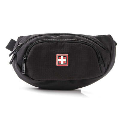 SwissBags Luzern Sachet Hip Bag - Black
