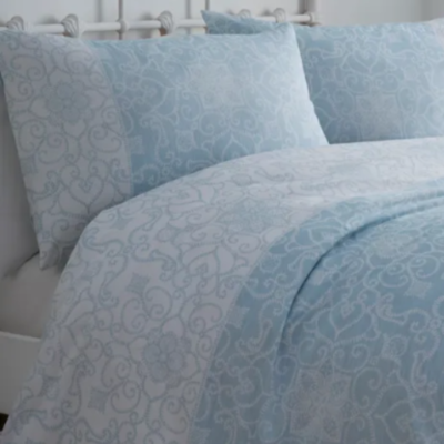Polycotton Byzantine Blue - Extra Large Single Duvet Cover Set – The Big Little Duvet Co.