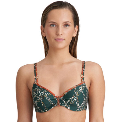 Marie Jo Tazar Full Cup Bikini Top - Malachite - 38E
