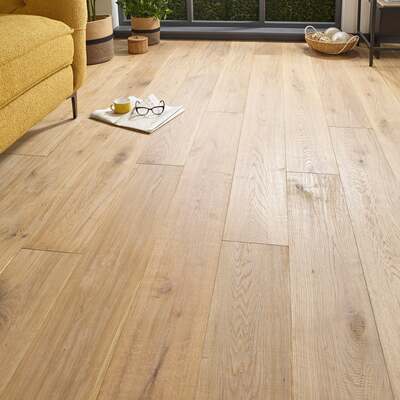 Lusso Catania Smoked White Oiled & Handscraped Engineered Oak – Lusso