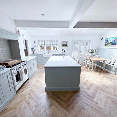 Lusso Portofino Herringbone Voyager Oak SPC Click Vinyl Flooring – Lusso