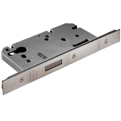 Eurospec DIN Euro Profile Deadlock (Architectural), Satin Stainless Steel Finish Standard (With Optional Extra Finish Face Plates) - DLS0060EP SQUARE