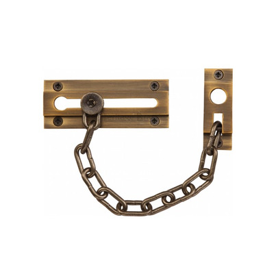 Heritage Brass Door Chain (100mm), Antique Brass - V1070-AT ANTIQUE BRASS