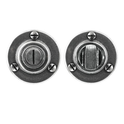 Finesse Round Bathroom Thumbturn & Release, Pewter - FD001 PEWTER (Please allow 1-3 weeks for delivery)