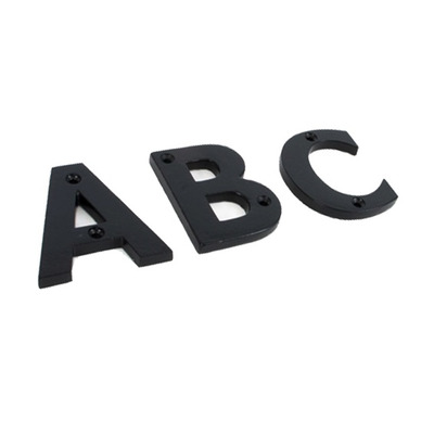 From The Anvil Letters (A-Z), Black Finish - 83800 LETTERS, BLACK FINISH - V