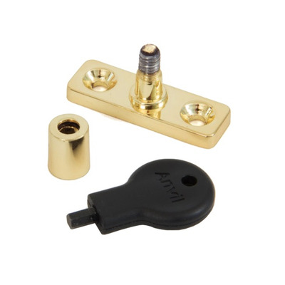 From The Anvil Locking Stay Pin (46mm x 15mm), Polished Brass - 33462 POLISHED BRASS
