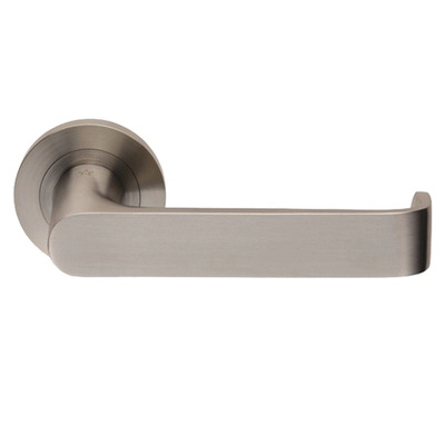 Eurospec Zurigo DDA Compliant Satin Stainless Steel Solid Door Handles - SWL1133 (sold in pairs) SATIN STAINLESS STEEL