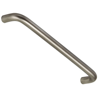 Hafele Mandalay D Cupboard Pull Handles (64mm - 352mm c/c), Grade 304 Brushed Stainless Steel - 117.40.613 BRUSHED STAINLESS STEEL - 64mm c/c