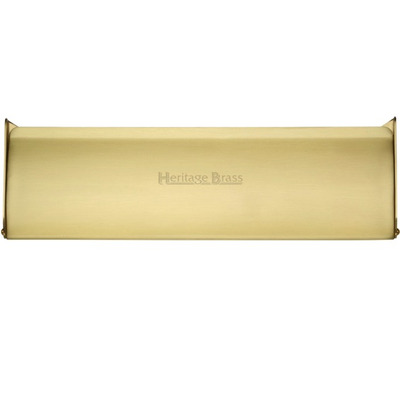 Heritage Brass Interior Letter Flap (280mm x 83mm), Satin Brass - V860 280-SB SATIN BRASS - 280mm x 83mm