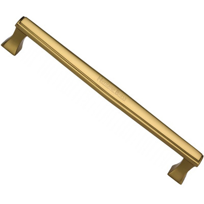 Heritage Brass Deco, Art Deco Style Pull Handles (279mm OR 432mm c/c), Polished Brass - V1334-PB POLISHED BRASS - 432mm c/c