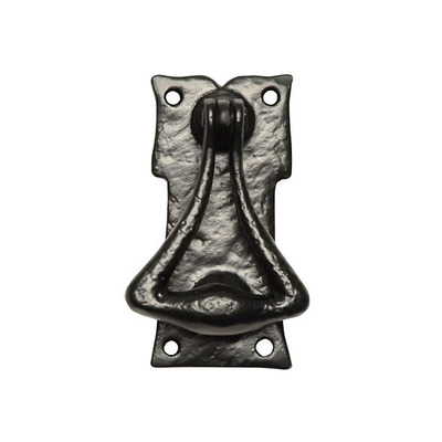 Kirkpatrick Black Antique Malleable Iron Door Knocker - AB1117 BLACK ANTIQUE FINISH