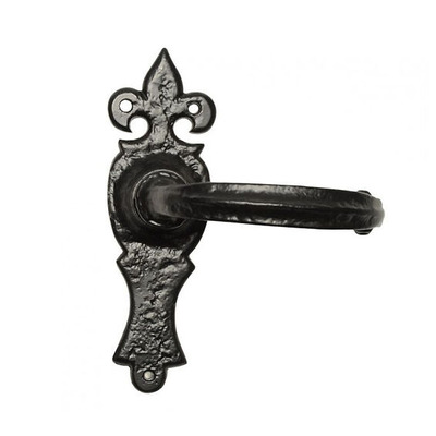 Kirkpatrick Black Antique Malleable Iron Lever Handle - AB2448 (sold in pairs) LATCH