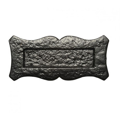 Kirkpatrick Malleable Iron Letter Plate (228mm x 101mm), Black Antique - AB962 BLACK ANTIQUE - 9" x 4"