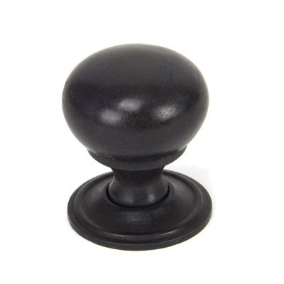 From The Anvil Mushroom Cupboard Knob  (32mm Or 38mm), Aged Bronze - 90344 AGED BRONZE - 38mm