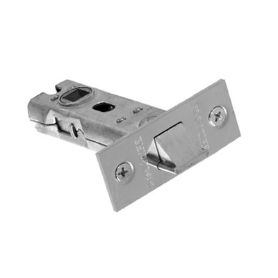 Intelligent Hardware Standard 2.5 Inch Or 3 Inch Tubular Latches (Bolt Through) - Silver and Brass Finish - TUB.65 65mm (2.5 INCH) BRASS FINISH