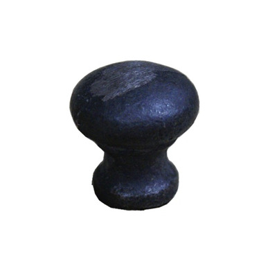 Cottingham Button Bureau Spice Cupboard Knob (16mm), Antique Cast Iron - 03.086B.AI.16 ANTIQUE CAST IRON - 16mm